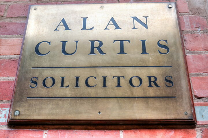 Website development portfolio for Alan Curtis Solicitors